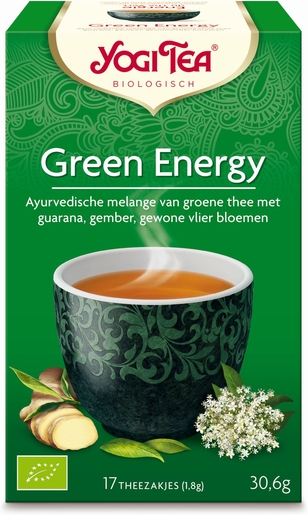 Yogi Tea Infusion Energie Du Thé Vert Bio 17 Sachets | Thés, tisanes et infusions