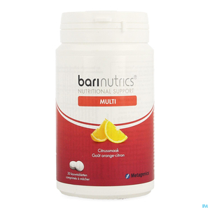 Metagenics Barinutrics Multi Citrus 30 Comprimés à Macher (nouvelle formule)