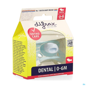 Difrax Sucette Silicone Mini-dental 0-6m