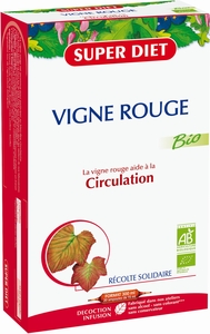 SuperDiet Vigne Rouge Bio 20 Ampoules x 15ml