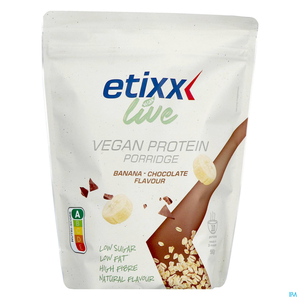 Etixx Live Vegan Protein Porridge Banane Chocolat 550g