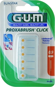 GUM Proxabrush Click 6 Refills 0,9mm