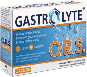 Gastrolyte ORS Orange 10 Sachets de Poudre