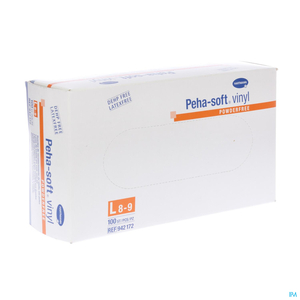Peha Soft Gants Vinyl Sans Poudre L 100 Pièces