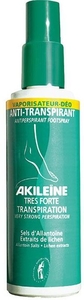 Akileine Verte Vaporisateur Deo Anti-Transpirant Pieds 100ml