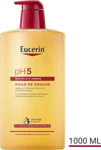 Eucerin pH5 Huile de Douche Peau Sèche et Sensible avec pompe 1000ml