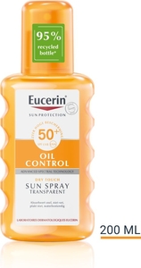 Eucerin Sun Oil Control SPF 50 Touche Sec Spray Transparent 200ml