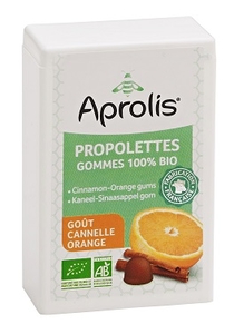 Aprolis Propolettes Cannelle-Orange Bio Gomme 50g
