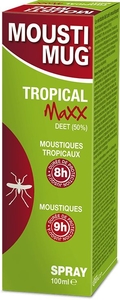 Moustimug Tropical MaXX 50% Deet Spray 100ml