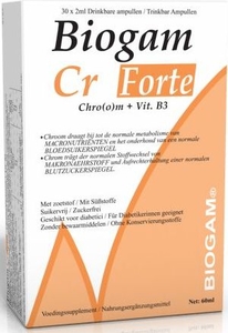 Biogam Chrome (Cr) Forte 30 Ampoules Buvables x2ml