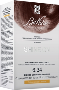 BioNike Shine On Soin Colorant Cheveux 6.34 Blond Fonce Dore Cuivre