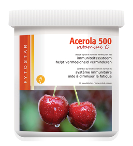 Fytostar Acerola 500 Vitamine C 60 Comprimés