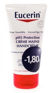 Eucerin pH5 Peau Sensible Crème Mains 75ml (prix spécial - 1.8 euros)