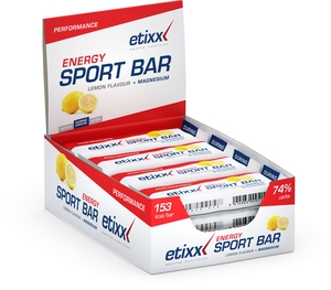 Etixx Energy Sport Bar Lemon 12x40g