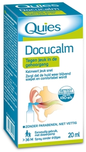 Quies Docucalm Spray Anti-démangeaisons Conduit Auditif 20ml