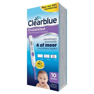 Clearblue Test d&#039;Ovulation Digital Avancé 10 Tests