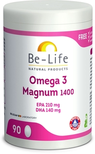 Be-Life Omega 3 Magnum 1400 90 Gélules