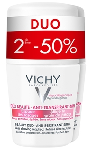 Vichy Déodorant Beauté Anti Transpirant Bille 2x50ml (2ème produit à - 50%)