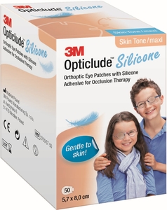 Opticlude 3M Silicone 50 Eye Patch Skin Tone Maxi
