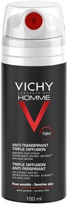 Vichy Homme Déodorant Anti-Transpirant Triple Diffusion Spray 150ml