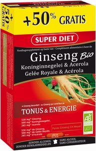SuperDiet Ginseng Bio 30 Ampoules (20 + 10 gratis)