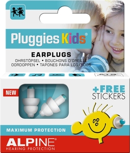 Alpine Pluggies Kids Bouchons d&#039;Oreilles 1 Paire