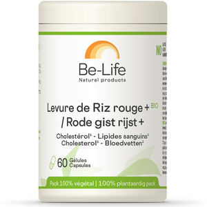 Be-Life Levure de Riz rouge + Bio 60 Gélules
