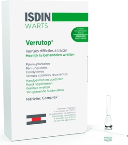 ISDIN Verrutop Warts Solution 4 Ampoules x0,1ml