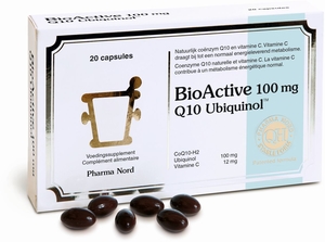 BioActive 100mg Q10 Ubiquinol 20 Capsules