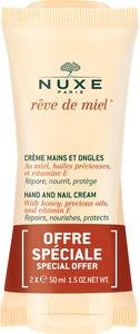 Nuxe Reve De Miel Crème Mains Ongles Duo 2x50ml (prix spécial)
