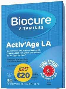 Biocure Activ Age LA 30 Comprimés (20 + 10 gratis)