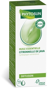 Phytosun Citronelle de Java Huile Essentielle Bio 10ml