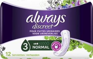 Always Discreet Incontinence Pad Normal12