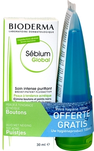 Bioderma Sebium Global Soin Intense Purifiant 30ml (avec gel moussant 100ml offert)