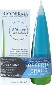 Bioderma Sebium Pore Refiner Crème 30ml (avec gel moussant offert)
