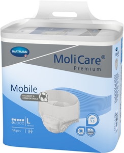 MoliCare Premium Mobile 6 Drops 14 Slips Taille Large