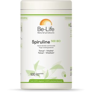 Be-Life Spiruline 500 Bio 500 Gélules