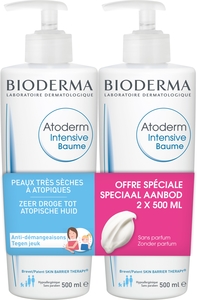Bioderma Atoderm Intensive Baume 2x500ml (prix spécial)