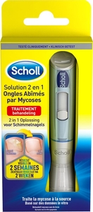 Scholl 2en1 Ongles Abimes Mycoses 3,8ml + 5 Limes