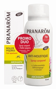 Pranarôm Anti-moustique Spray 75ml + Gel apaisant 15ml