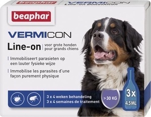 Beaphar Vermicon Line-on Grand Chien 3x4,5ml
