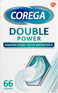 Corega Double Power Nettoyant Quotidien prothèses dentaires 66 comprimés