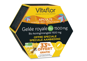 Vitaflor Gelee Royale Bio 1500mg (+ 33% Gratuit)