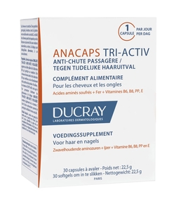Ducray Anacaps Tri-Activ Anti-Chute Passagère 30 Capsules