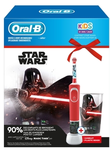 Oral B Kids D100 Star Wars + Eb10+ Gobelet Grat.