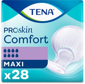 TENA ProSkin Comfort Maxi  | Protection absorbante de forme anatomique - 28 pièces
