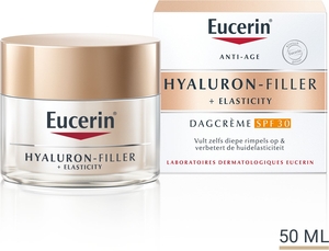Eucerin Hyaluron-Filler + Elasticity Soin de Jour SPF 30 Crème Anti-Rides &amp; Anti-Âge Pot 50ml