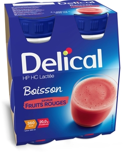 Delical HP-HC fruits rouges 4x200ml