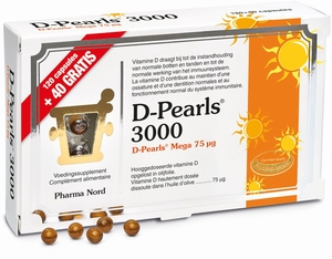 D-Pearls 3000 120 + 40 Capsules