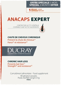 Ducray Anacaps Trio Progressiv 3x30 (1 boite offerte)